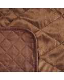 Narzuta velvet 220x240 Luiz 3 ceglasta
