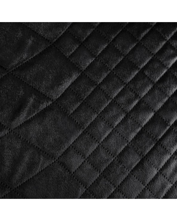 Narzuta velvet 220x240 Luiz 3 czarna