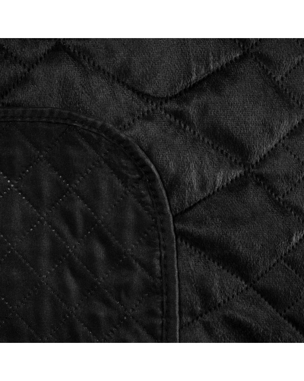 Narzuta velvet 220x240 Luiz 3 czarna