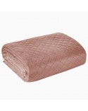 Narzuta velvet 200x220 Luiz 3 różowa