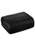 Narzuta velvet 220x240 Luiz 4 czarna