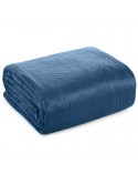 Narzuta velvet 170x210 Luiz 4 granatowa
