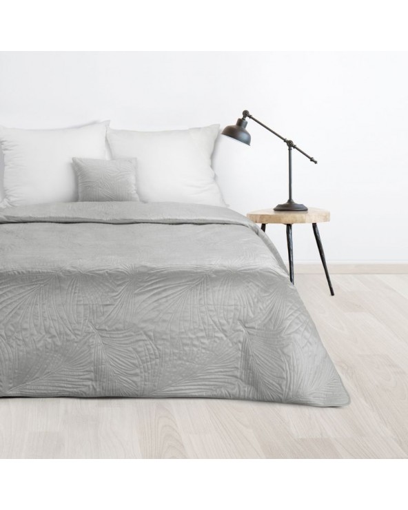 Narzuta velvet 220x240 Luiz 4 srebrna