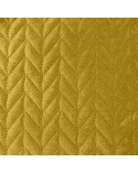 Narzuta velvet 200x220 Luiz 4 musztardowa