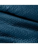 Narzuta velvet 200x220 Luiz 5 granatowa