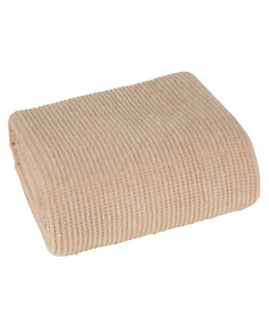 Koc bawełna 180x220 Amber beżowy 