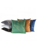Poszewka velvet 45x45 Almes srebrna 