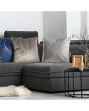 Poszewka velvet 45x45 Almes srebrna 