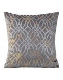 Poszewka velvet 40x40 Areta stalowa 