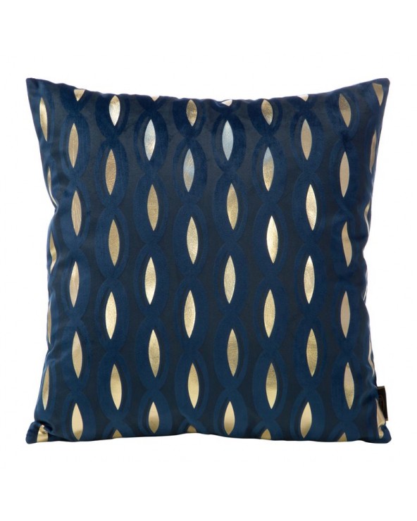 Poszewka velvet 45x45 Blink 5D granatowa/złota