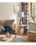 Poszewka płócienna 45x45 Boho 7 brązowa