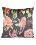 Poszewka velvet 45x45 Flar 2 czarna/czerwona