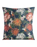 Poszewka płócienna 45x45 Flore 15 ceglasta