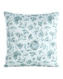 Poszewka płócienna 45x45 Flore 3 miętowa