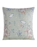 Poszewka płócienna 45x45 Flore 5 jasnozielona 