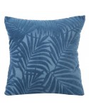 Poszewka velvet 40x40 Livia ciemnoniebieska