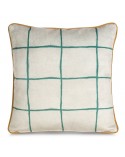Poszewka velvet 45x45 Love turkusowa