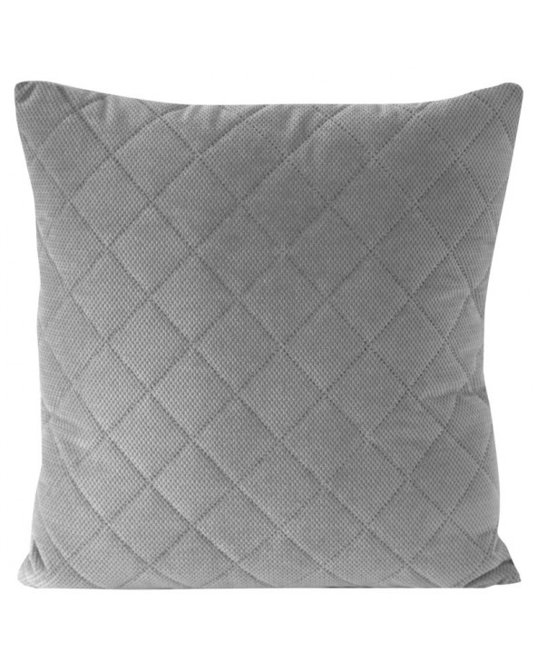 Poszewka velvet 40x40 Milo srebrna