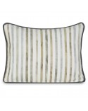 Poduszka bawełna 45x30 Palm kremowa/popielata 