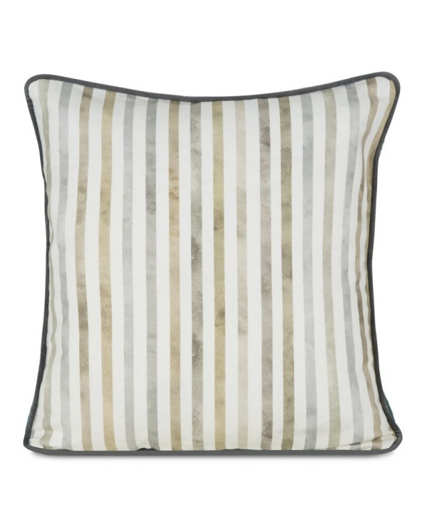 Poszewka bawełna 45x45 Palm kremowa/popielata 
