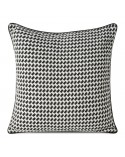 Poszewka 45x45 Pepitka 1 czarna/biała