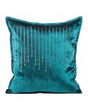 Poszewka velvet 45x45 Royal 1 ciemnoturkusowa