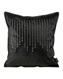 Poszewka velvet 45x45 Royal 1 czarna
