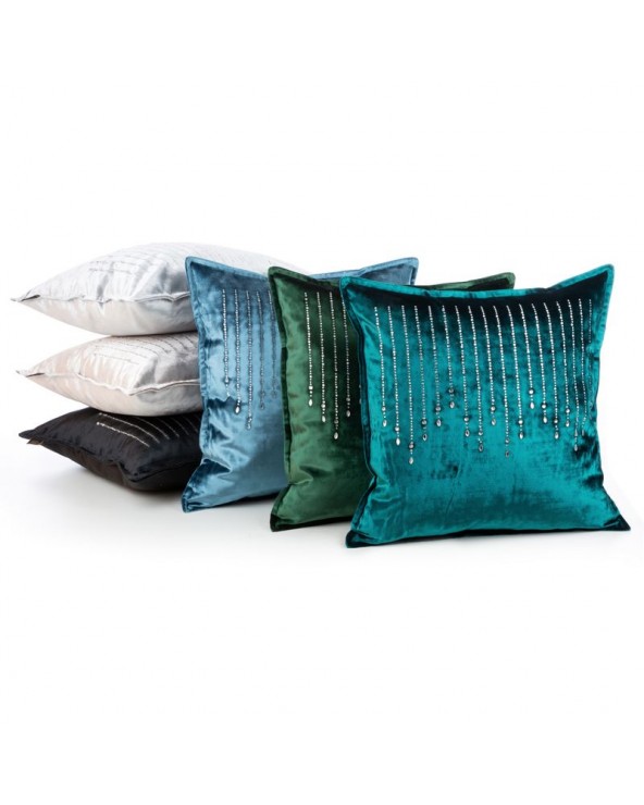 Poszewka velvet 45x45 Royal 1 czarna