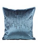 Poszewka velvet 45x45 Royal 1 niebieska 