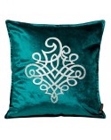 Poszewka velvet 45x45 Royal 3 ciemnoturkusowa