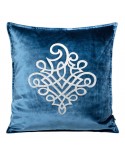 Poszewka velvet 45x45 Royal 3 niebieska
