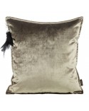 Poszewka velvet 45x45 Royal 5 ciemnobeżowa