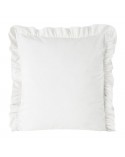 Poszewka velvet 45x45 Velvet 25 biała