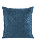 Poszewka velvet 40x40 Luiz 3 granatowa