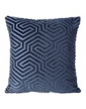 Poszewka velvet 40x40 Inga granatowa 