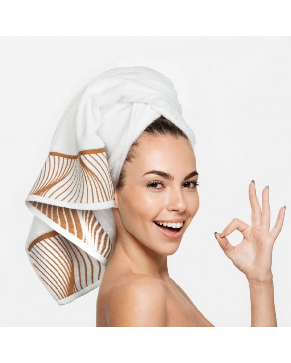Ręcznik bawełna 70x140 Blanca 3 biały