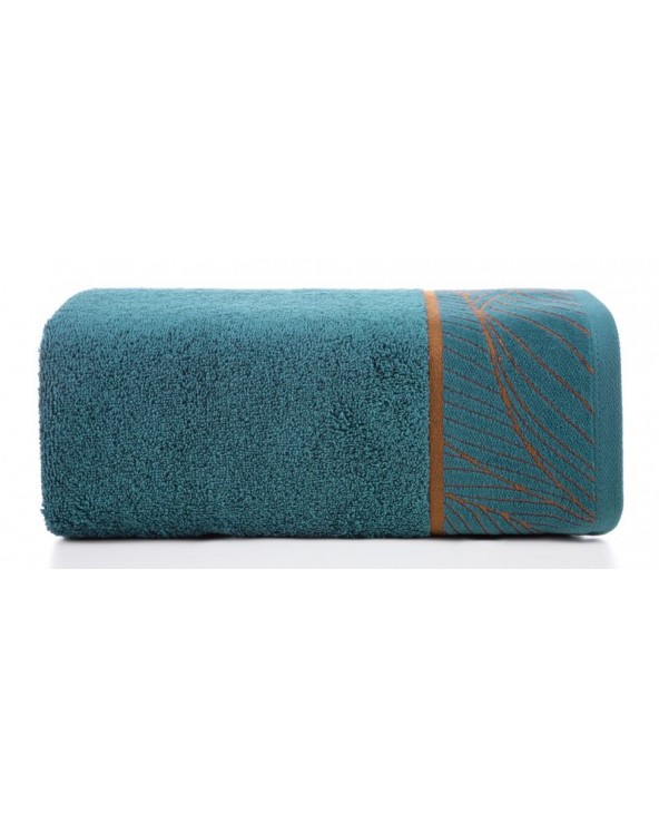 Ręcznik bawełna 50x90 Lotos 4 turkusowy