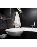 Ręcznik bawełna 50x90 Luna 3 biały