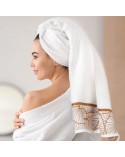 Ręcznik bawełna 70x140 Luna 3 biały