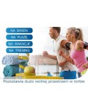 Ręcznik mikrofibra 70x140 Amy limonkowy