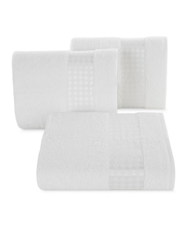 Ręcznik bambus 70x140 Bambo 02 biały Eurofirany Ręcznik bambus 70x140 Bambo 02 biały
