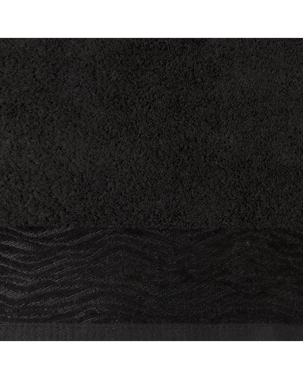 Ręcznik bawełna 70x140 Dafne czarny Eurofirany Ręcznik bawełna 70x140 Dafne czarny