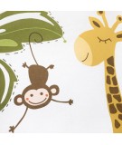 Pościel bawełna Giraffe 140x200 + 2x70x80 z zamkiem