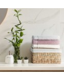 Ręcznik bawełna 50x90 Daisy srebrny