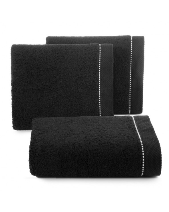 Ręcznik bawełna 100x150 Daisy czarny Eurofirany Ręcznik bawełna 100x150 Daisy czarny