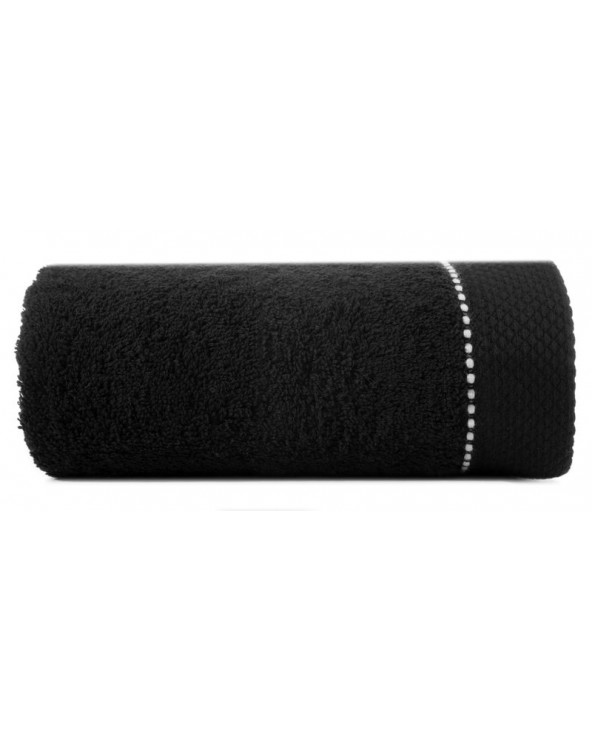 Ręcznik bawełna 70x140 Daisy czarny Eurofirany Ręcznik bawełna 70x140 Daisy czarny