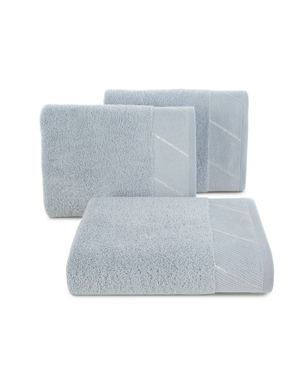 Ręcznik bawełna 30x50 Evita srebrny