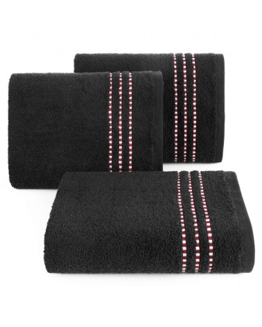 Ręcznik bawełna 30x50 Fiore czarny