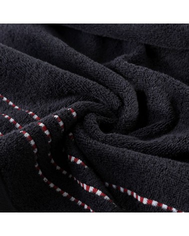 Ręcznik bawełna 50x90 Fiore czarny