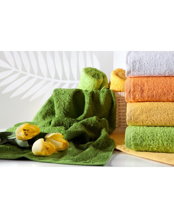Ręcznik bawełna 70x140 Gładki 2 musztardowy